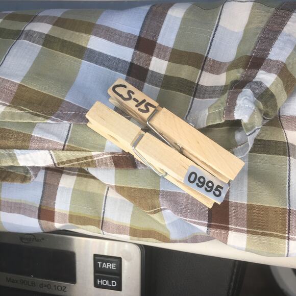 Claiborne Plaid Short-Sleeve Button-Up Shirt Men's Size LT (Large Tall) - Picture 16 of 16